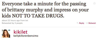 Illustration for article titled Celebs Continue To Mourn Brittany Murphy; Moby's Neighbors Smoke Crack